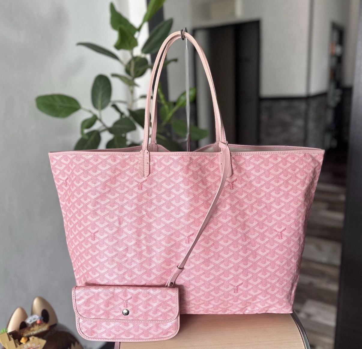 Pink St. Louis GM Tote Bag Goyard