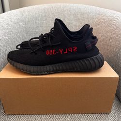 Yeezy Boost 350 (Black / Red)