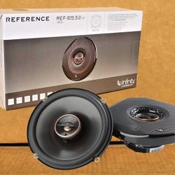 Infinity Car Speakers Set Reference Series 6 1/2" 2-Way Coaxial Speaker System 180 Watts 🚨 Payment Options Available 🚨 No Credit Needed 🚨 