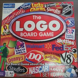 The LOGO Board Game The Board Game About the Brands You Love Excellent Condition