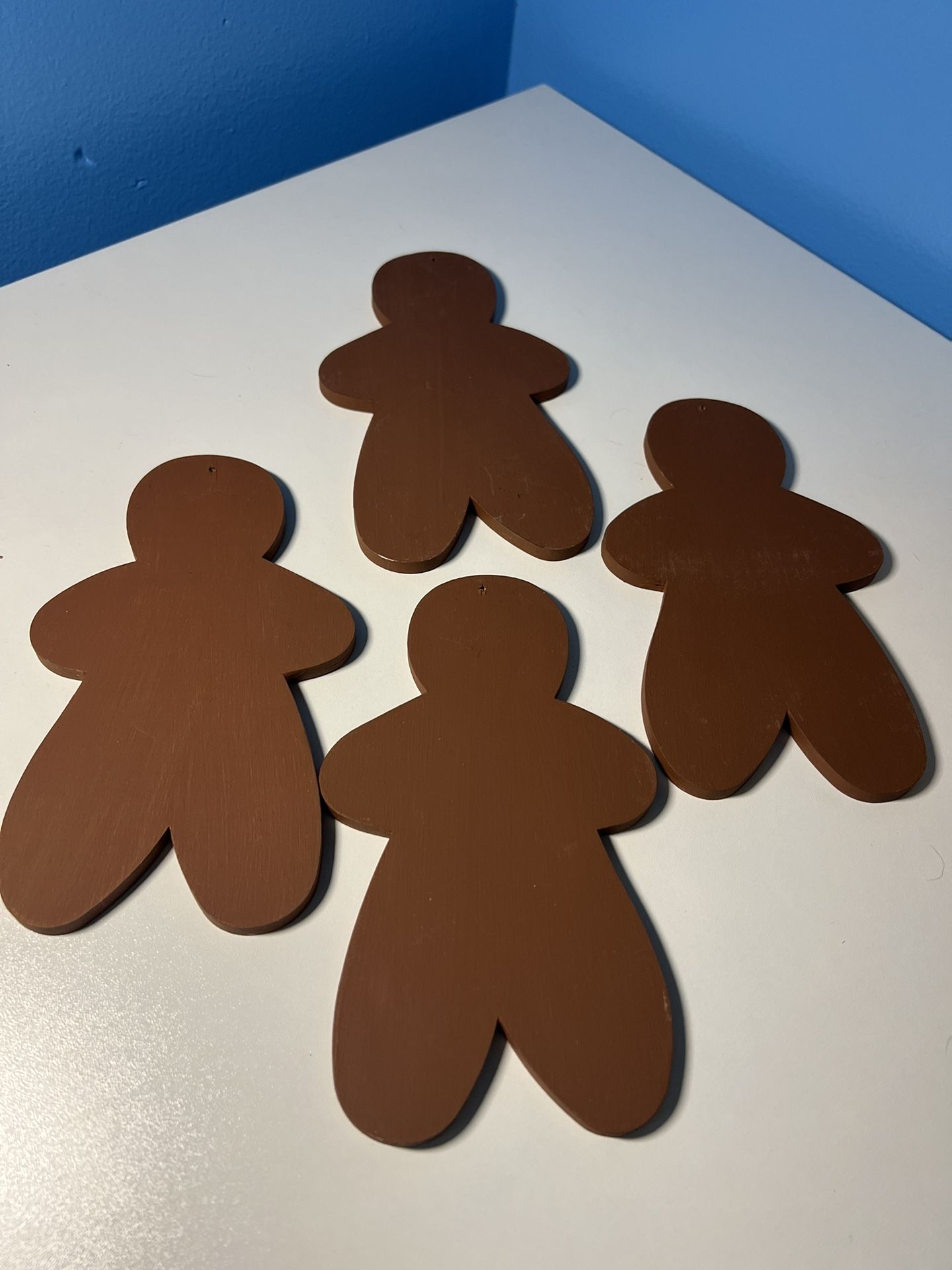 Wooden Gingerbread Men - Unfinished