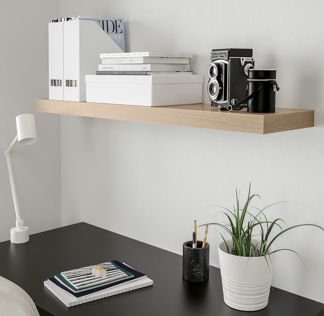 IKEA Floating Shelf - Oak finish