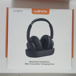LEVN Bluetooth Headphone With Charging Dock LE-HS018
