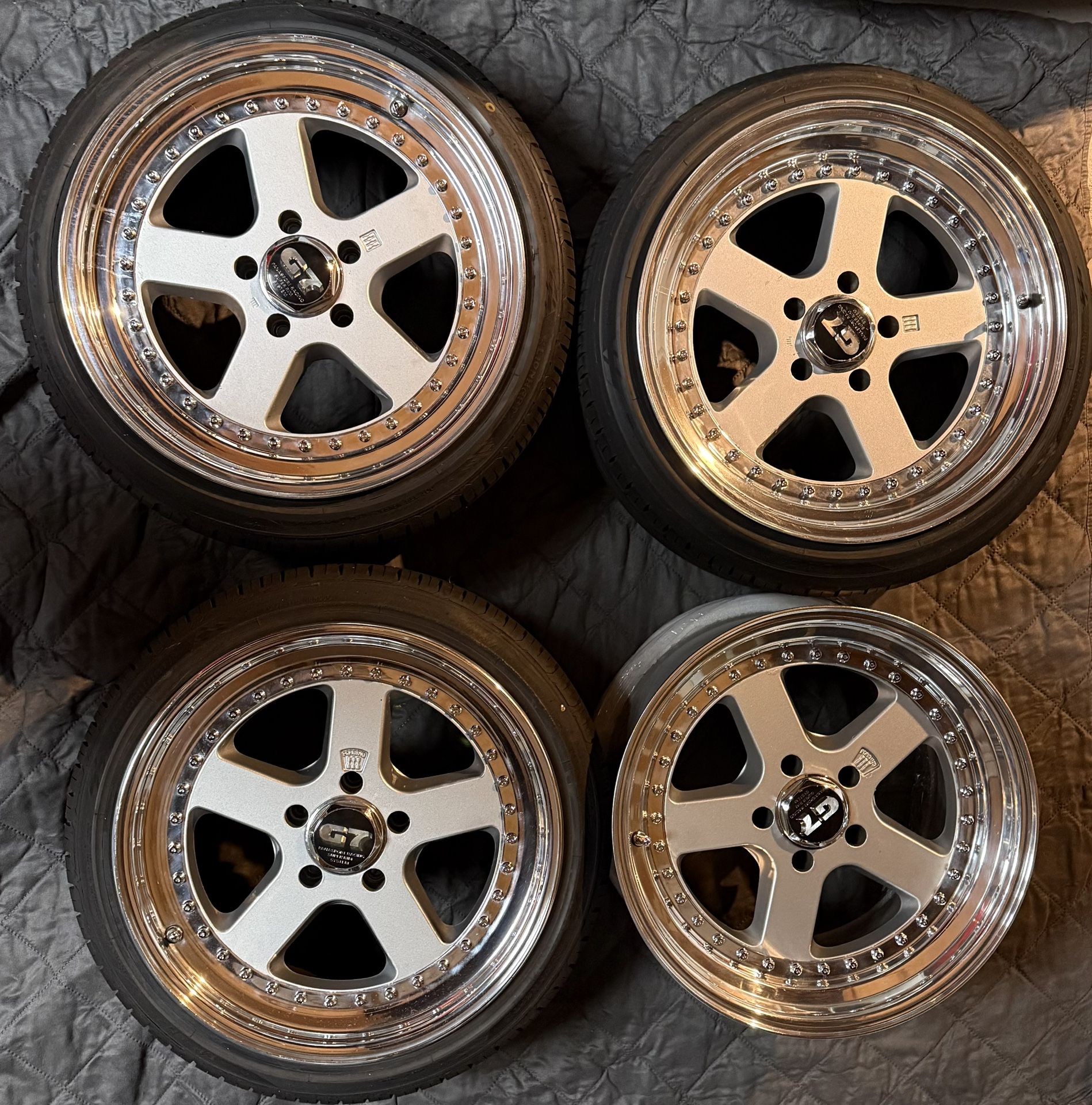 17” Panasport G7 C5C 5x114.3 Wheels & Tires