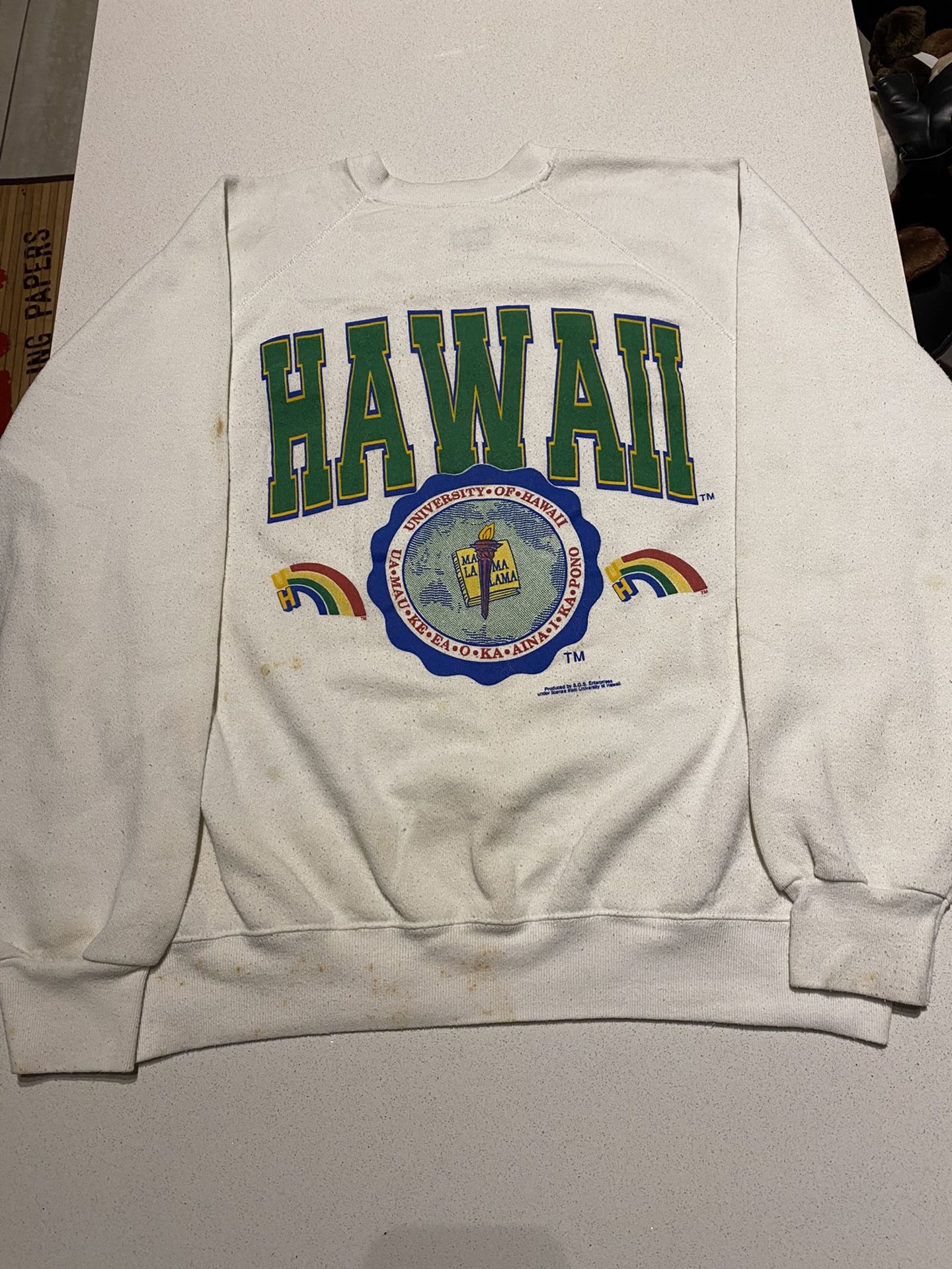 Vintage University of Hawaii rainbows Sweatshirt