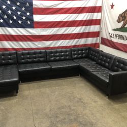 Free Delivery - IKEA MODERN LEATHER Sectional Couch 