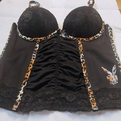 Bustier Corset Playboy Intimates Women's Medium 