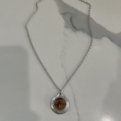 Very Cute Silver Color Necklace 