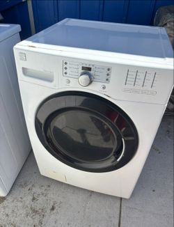 Washer and Dryer White