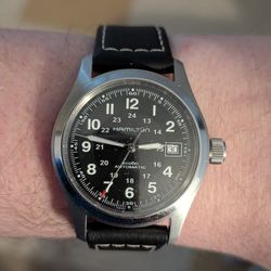 Hamilton Khaki Field Automatic 38mm--H70455-- Near Mint