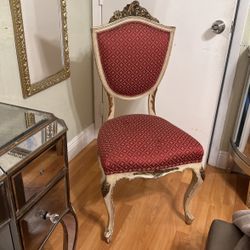 A Pair Of French Antique Chairs, And Perfect