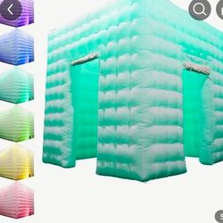 INFLATABLE TENT WITH LED LIGHTS & REMOTE