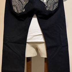 Robin Denim Studded Jeans Pants Size 31 