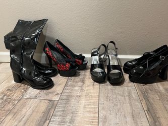 Women’s high heels.  Women Size 12