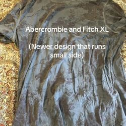 Abercrombie & Fitch Men’s T-Shirt – Size XL (Runs Small)