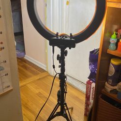IVISII Ring Light with Stand 18 Inches