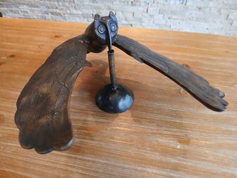 Spinning Owl Sculpture
