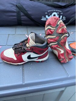 Jordan Nike sz 4.5 4 1/2 cleats baseball football Chicago bulls