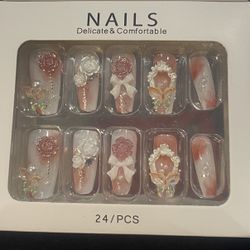 press-on nails handmaid