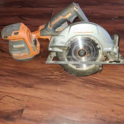 RIDGID  skillsaw and sander