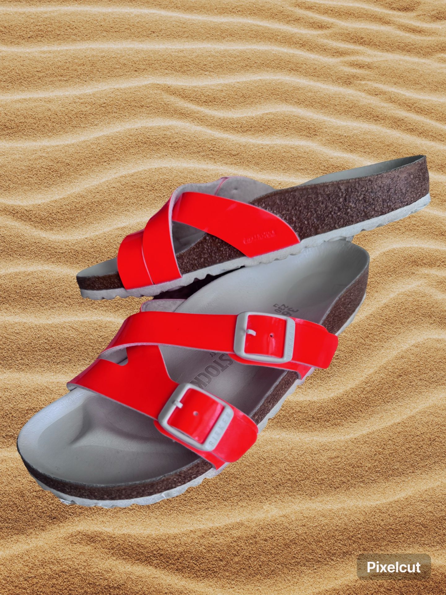 Birkenstock Sandals Neon (Orange) Size 36