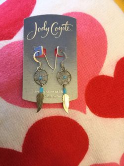 Western style silver jewelry / earrings