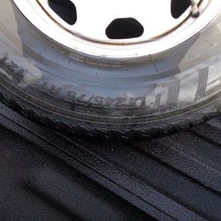 F250 7 lug Wheels Tires Centers And Lug Nutts