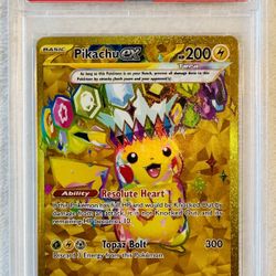 Pikachu ex Hyper Rare - 2024 Pokemon Surging Sparks - PSA 9 Mint