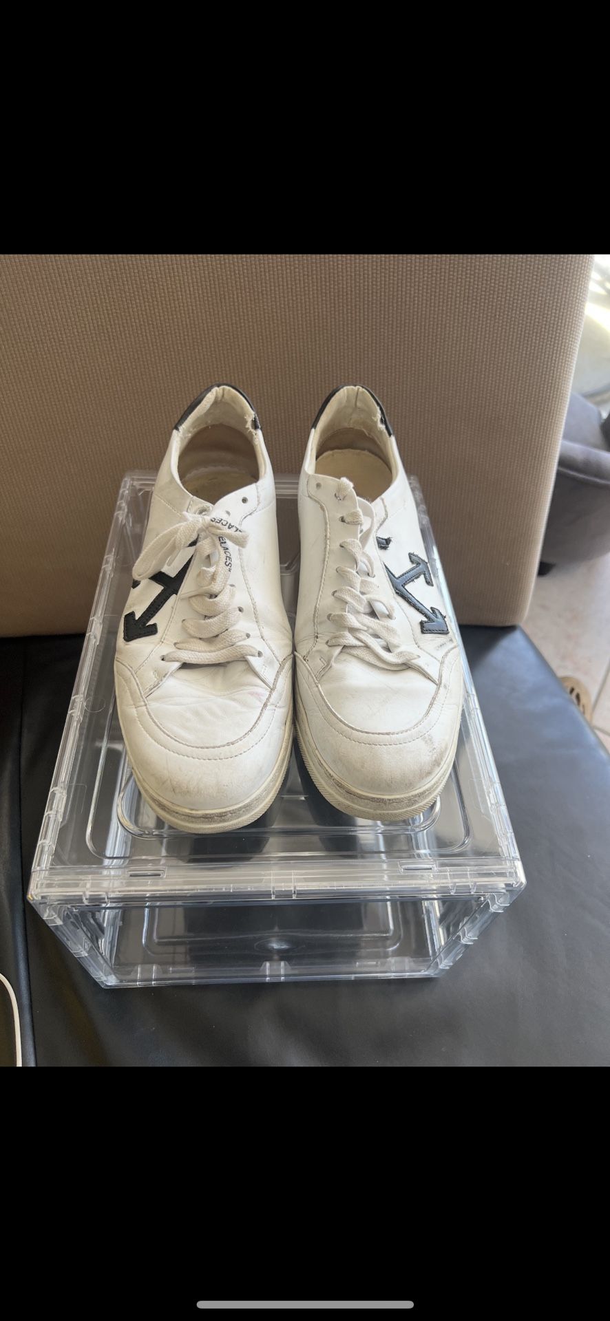 OFF-WHITE sneakers VIRGIL ABLOH shoes collectors item flat Low Top logo arrow