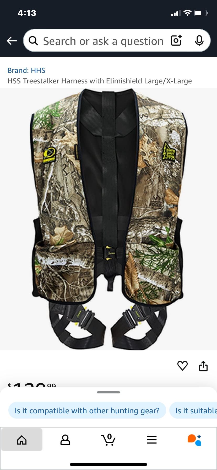 Brand New Tree Stalker Harness With Large /xlarge