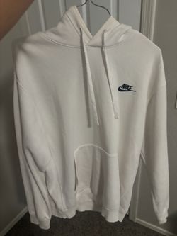 Nike White Hoodie size medium