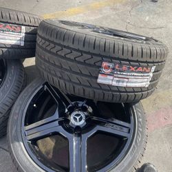 AMG 20”staggered Wheels With New Tires For Mercedes Benz S550/560