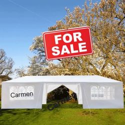 10x30 wedding party tent outdoor canopy teng with 8 side walls white FOR SALE