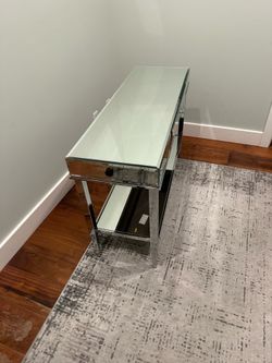 Mirrored desk/console