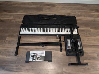 Alesis 88 Key Keyboard Piano and Accessories