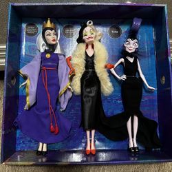 Mattel Disney Villains Dolls Multipack