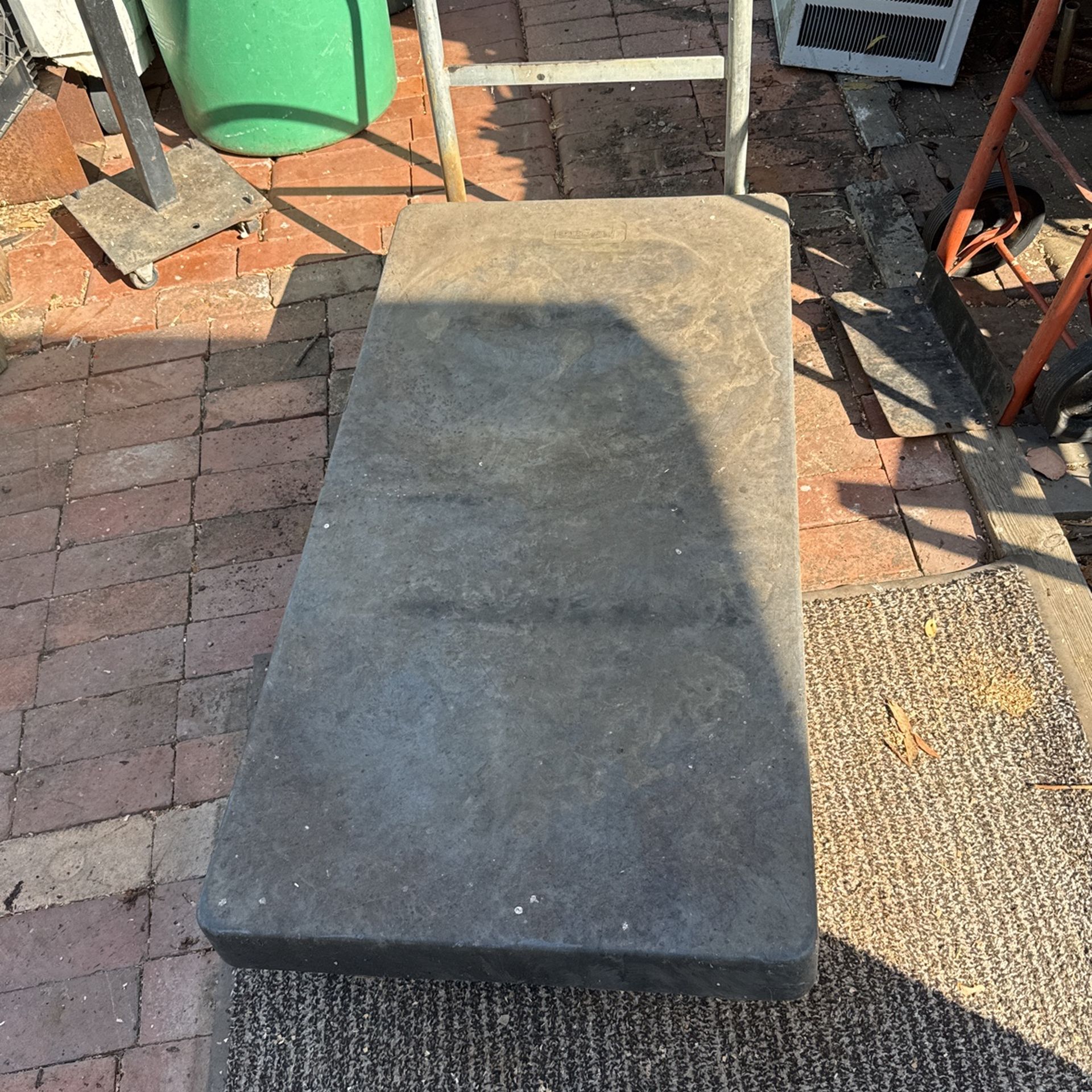 Rubbermaid 4 Wheel Trolley  24” Wide X 48” Long