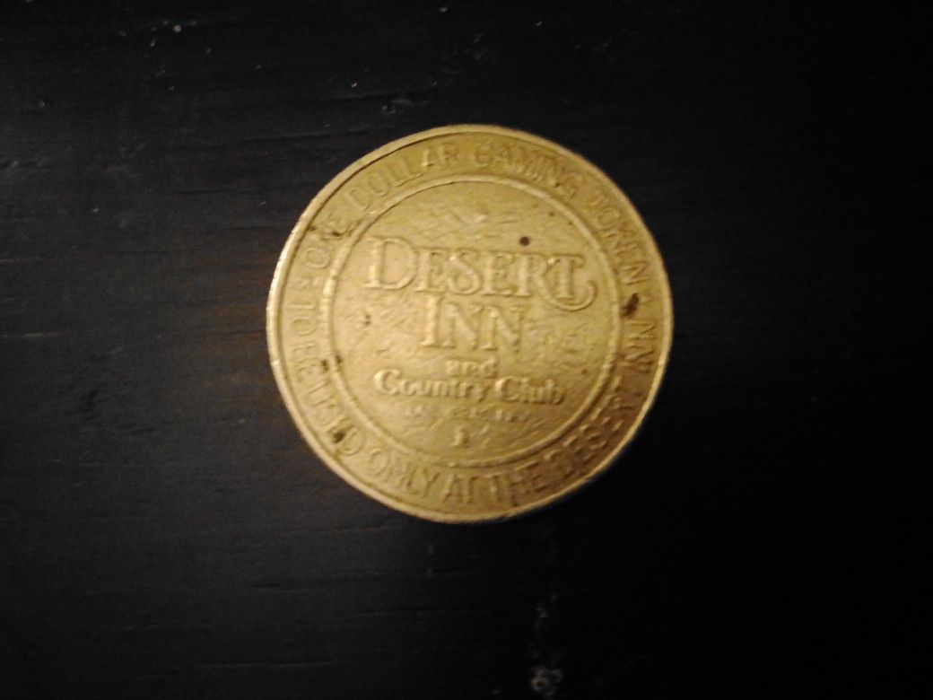 $1 Desert Inn Gaming Token Vintage 1979