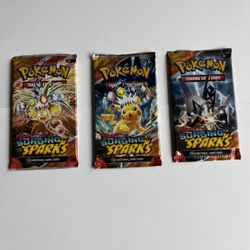 (OBO) SURGING SPARKS UNOPENED POKEMON PACKS