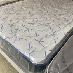 👑NEW QUEEN SIZE EUROPEAN DELUXE TOP MATTRESS  W.BOXSPRINGS INCLUDED 👑   🚚💨 DELIVERY OPTION AVAILABLE 🚚 💨 SE HABLA ESPAÑOL ✔️