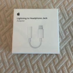 Lightning To Headphone Jack Adapter 
