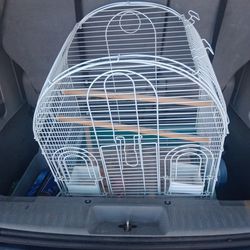 Bird  Cage Opens On Top