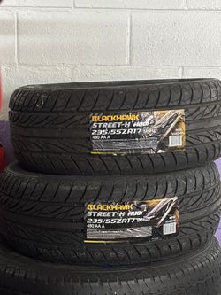 2 Blackhawk Tires Street-H HUO1 235/55ZR17 99W 480 AA A
