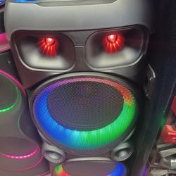 Loud Portable Kareoke Bluetooth Party Speaker. Rechargeable Battery. Free 🎤