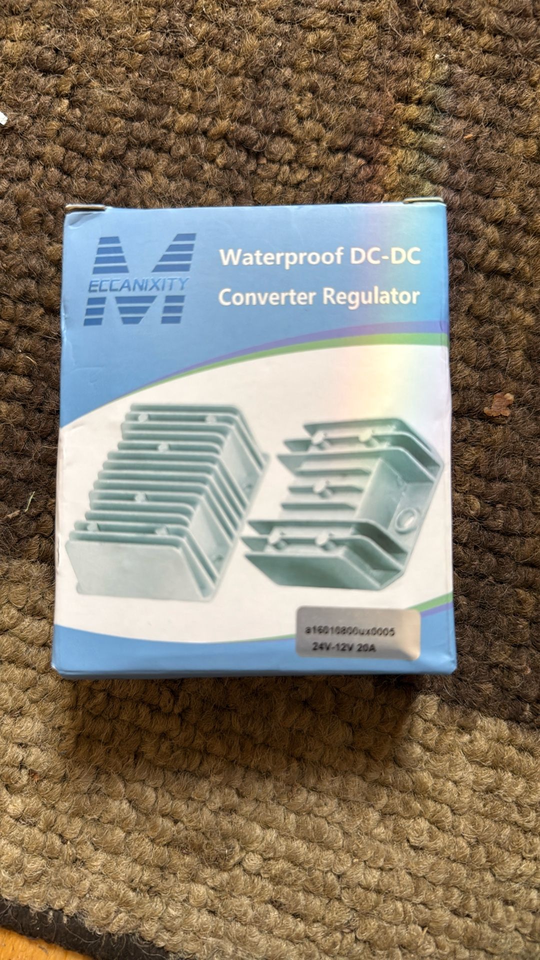 Waterproof DC - DC converter regulator