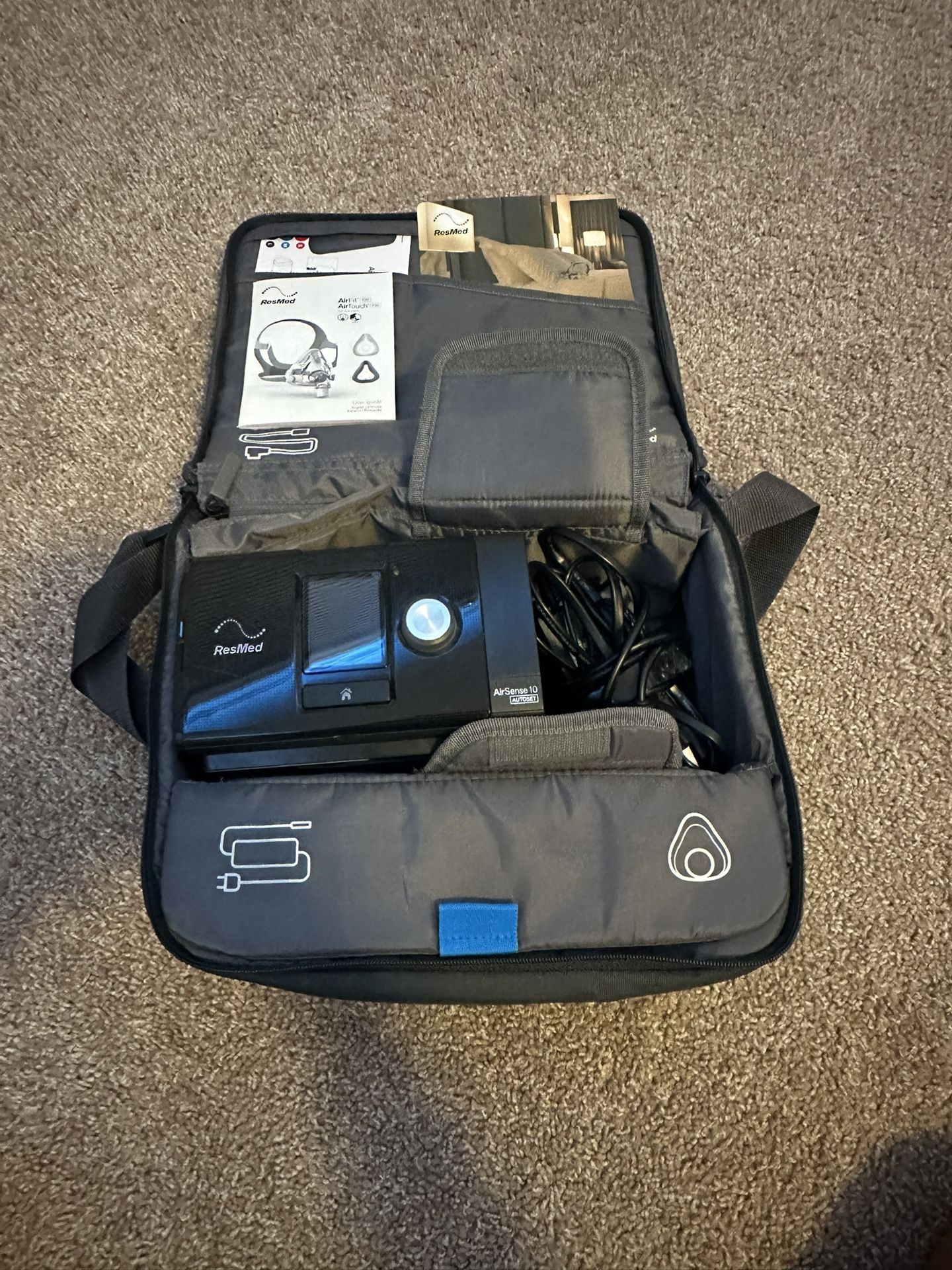Res Med AirSense10 Auto Set with User Manual Quick Start Guide
