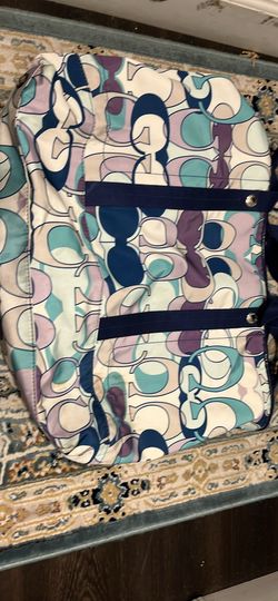Ocean blue coach bag