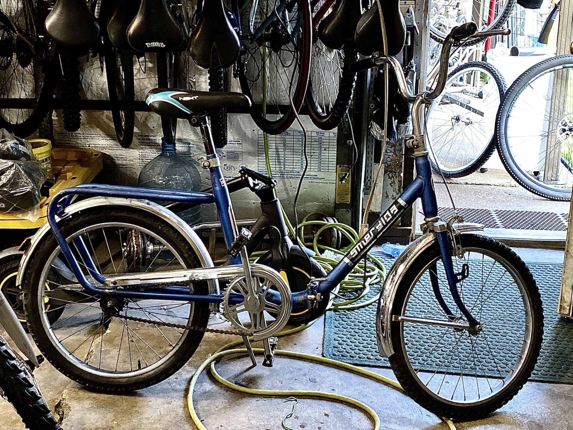 Vintage smeralda folding made in Italy folding bicycle