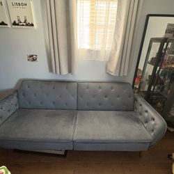 Blue Futon Couch 
