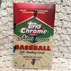 Topps Chrome Platinum Baseball Hobby New